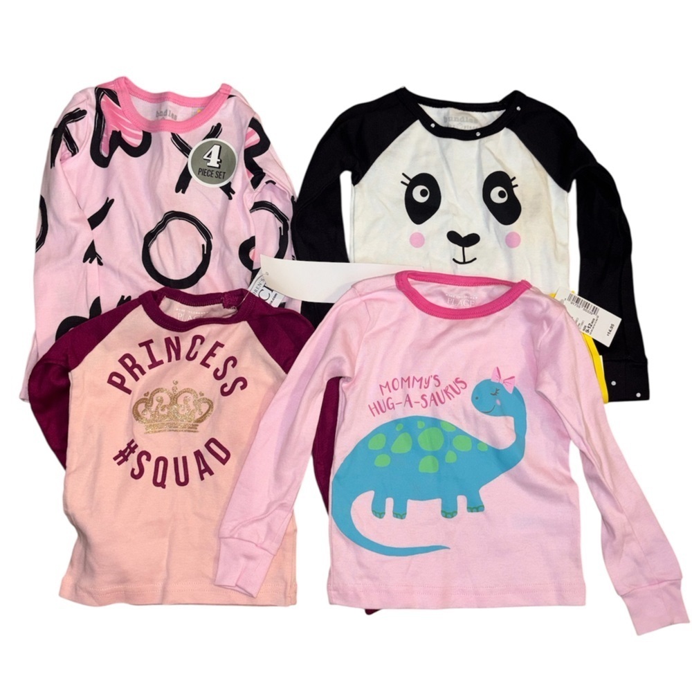 The children place set of four sleep tops